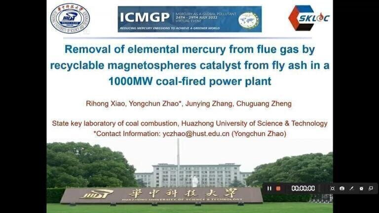 Removal of elemental mercury from flue gas by recyclable magnetospheres catalyst from fly ash in a 1000MW coal-fired power plant